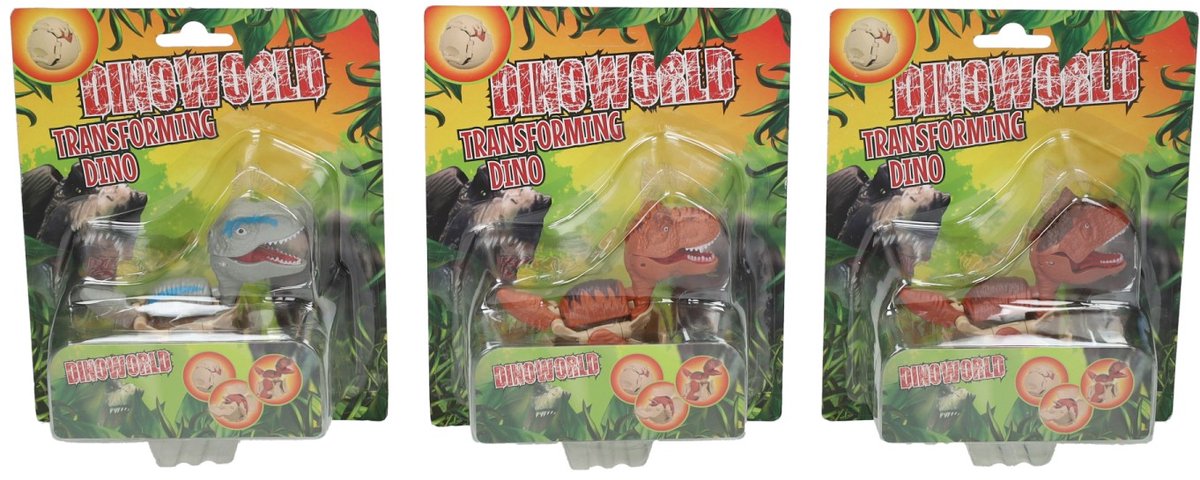 Transformerende Dino speelfiguur van DinoWorld - speelgoed dino.