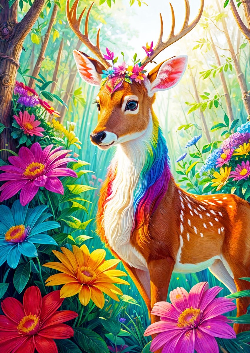Magical Deer Puzzel 1000 Stukjes