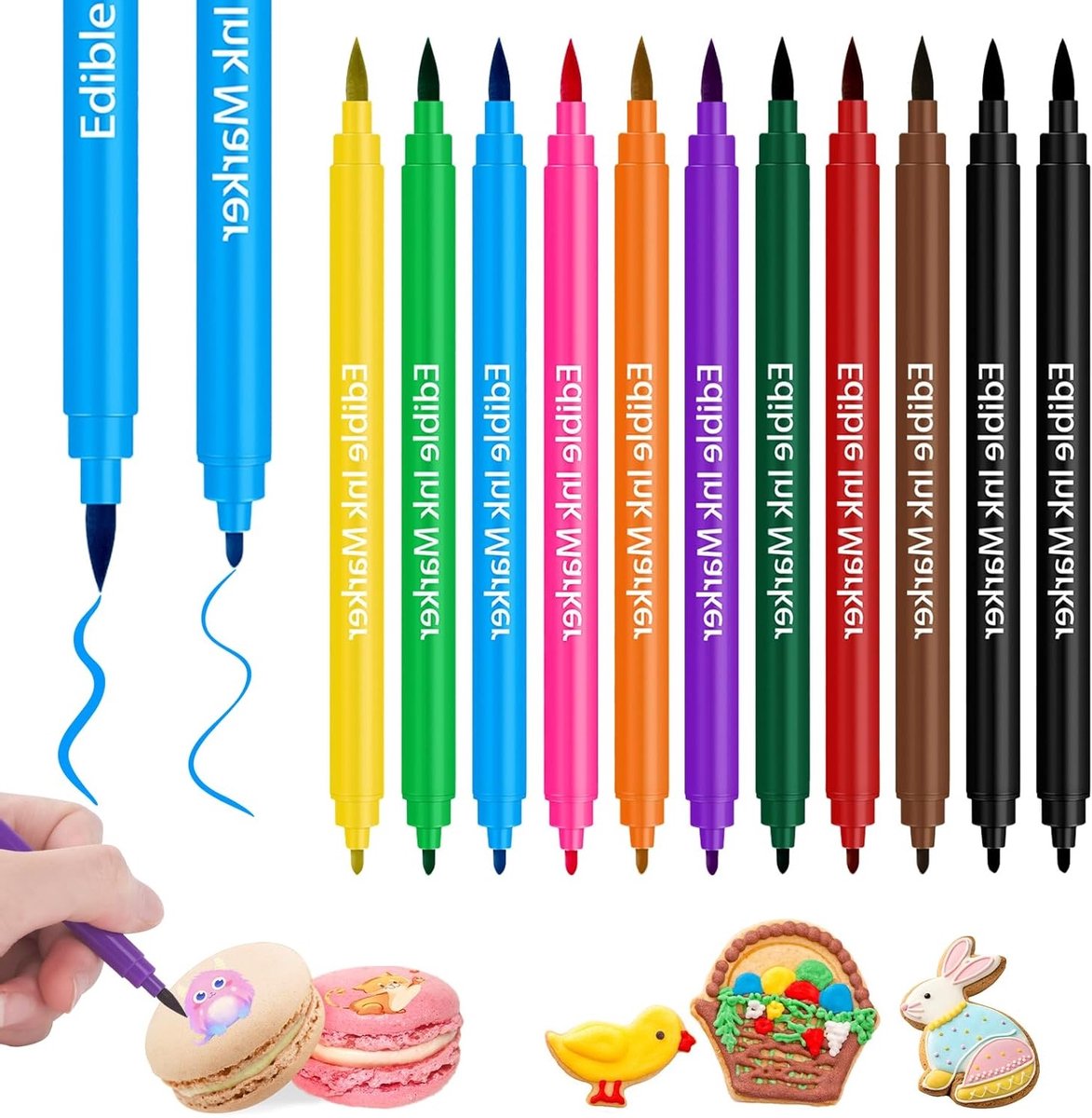 Set van 11 Voedselmarkers voor het Labelen van Eten, BBQ en Keukenaccessoires
