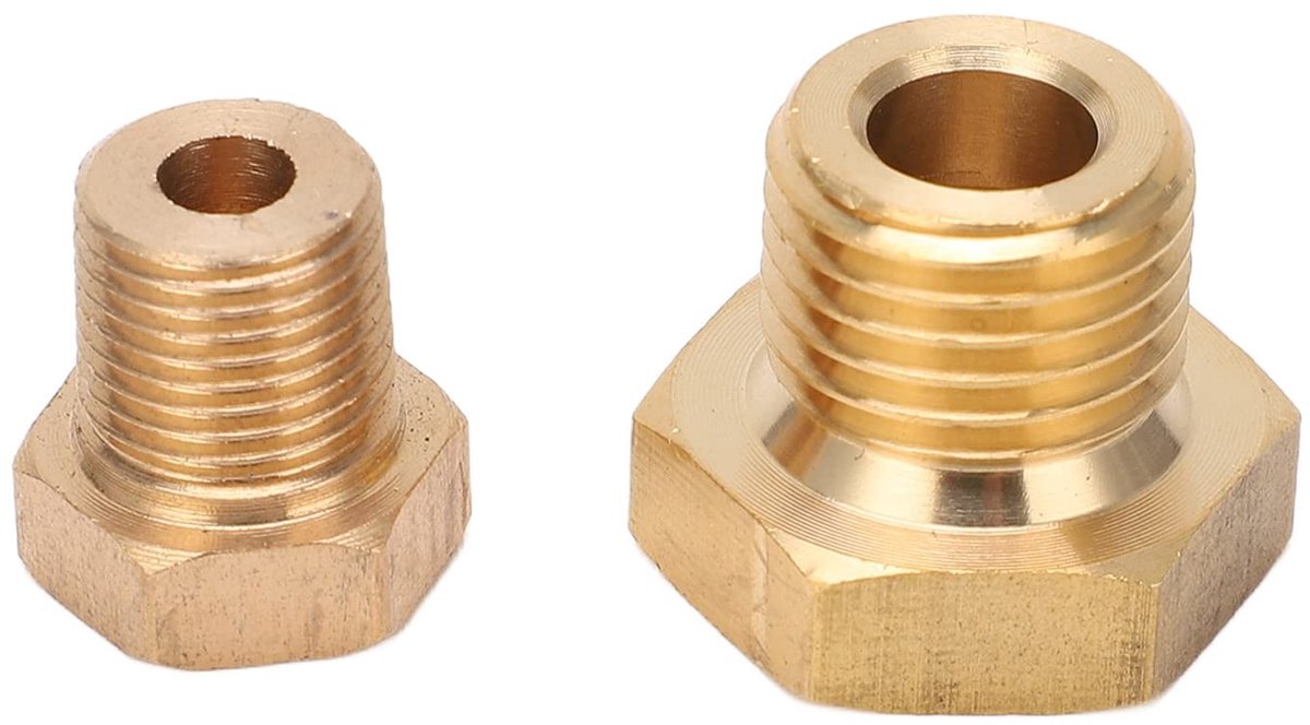 Allecto - Oliecarterplug Adapter Kit - M14x1.5 tot 1/8in - Universeel gebruik - Auto - Rethread Tool - Oliepanplugadapter - Voor reparatie