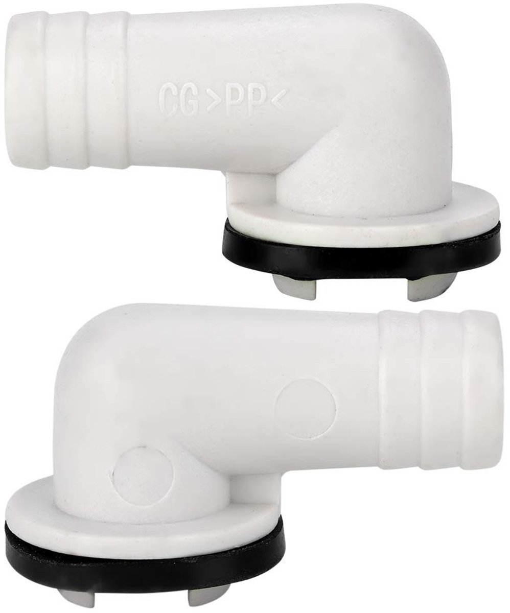 Dailygoods- Afvoerslangconnector - Universele Aansluiting - Hoogwaardige ABS - 4.8 x 2.5 x 2.8 cm - Duurzaam - Eenvoudig te Installeren - Afvoerslang