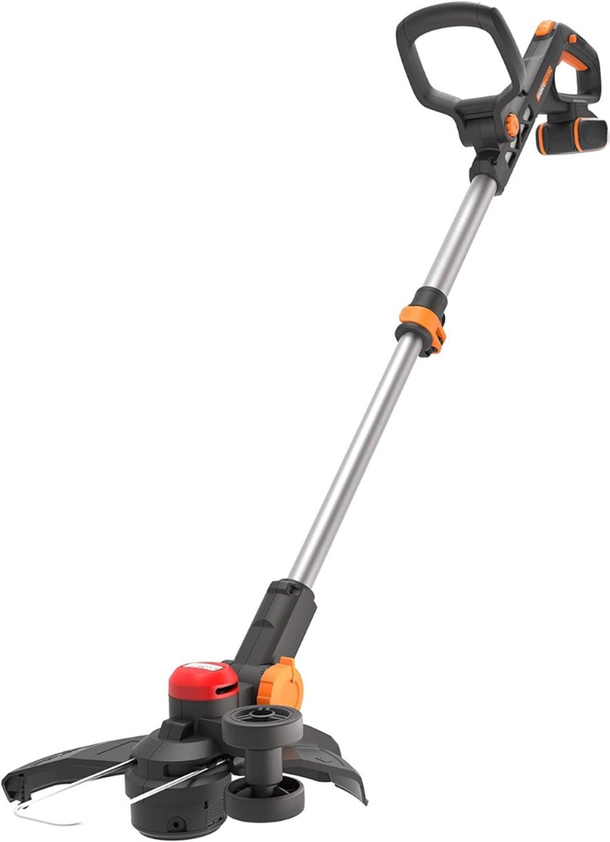 QUOVO® Kantenmaaier - Grasmaaier - Accugrasmaaier - Zwart/Oranje - 110cm x 35cm x 1cm