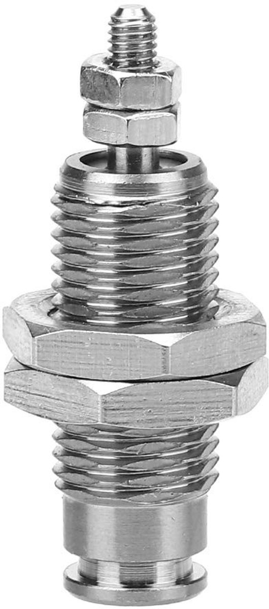Dailygoods- Luchtcilinder 6/10/15 mm Boring - Enkelwerkende Cilinder - Buitendraad - Industrieel Gebruik - Professioneel Ontwerp - Lange Levensduur - Stiftcilinder