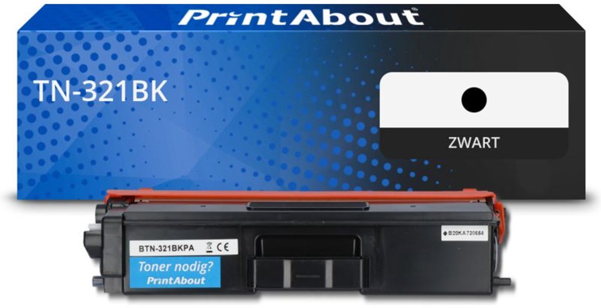 PrintAbout - Alternatief voor de Brother TN-321BK / zwart