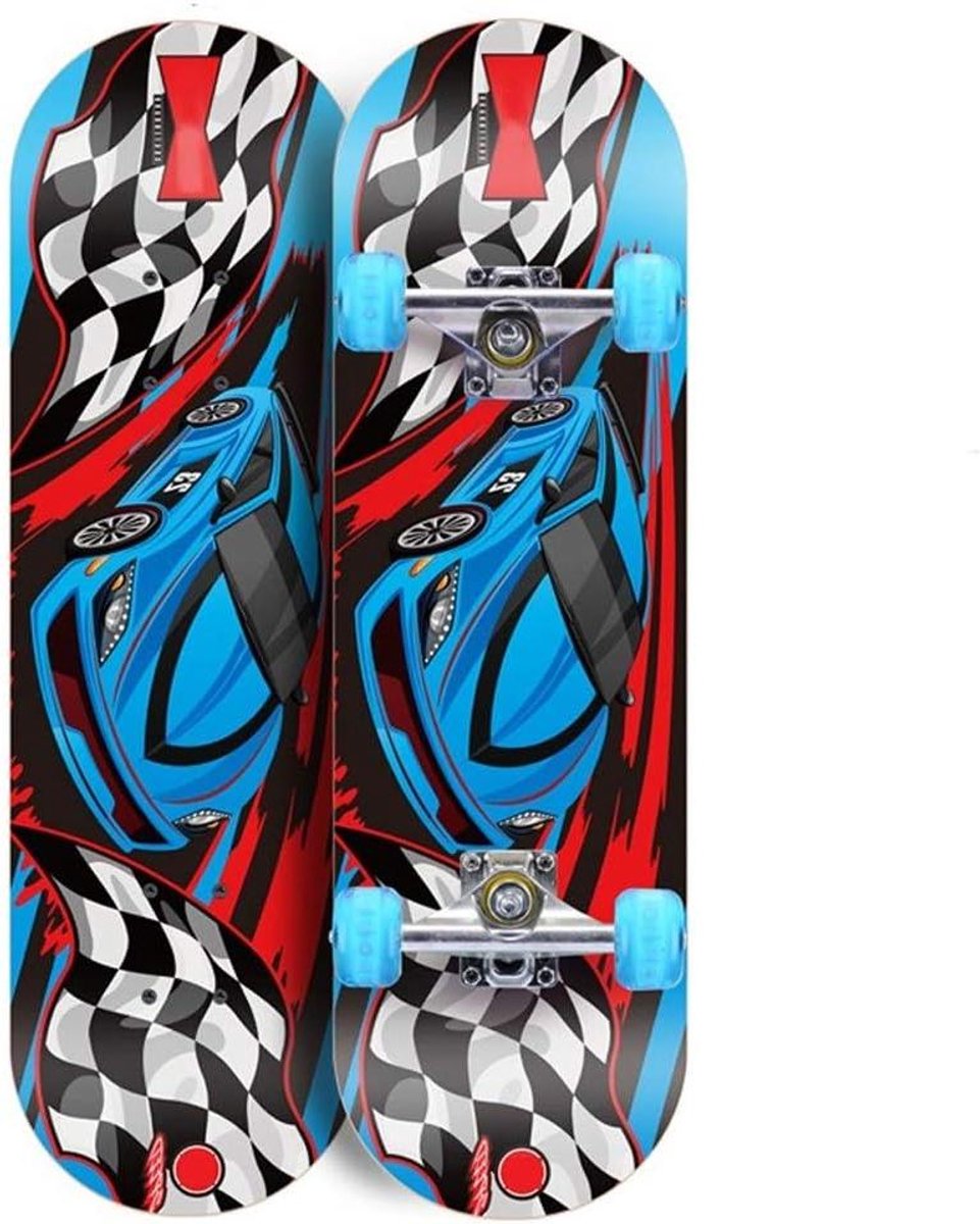 Skateboard Longboard Buiten sporten 7-laags esdoorn dek 72×20 cm Flash wiel