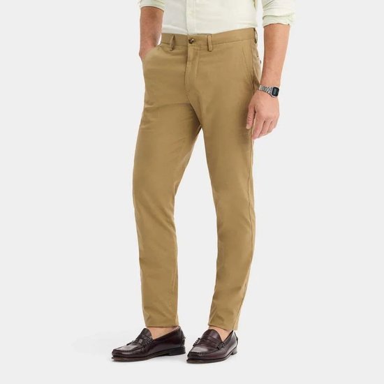 Dockers Crafted Khaki Slim Tapered Fit Broek Beige 33 / 32 Man