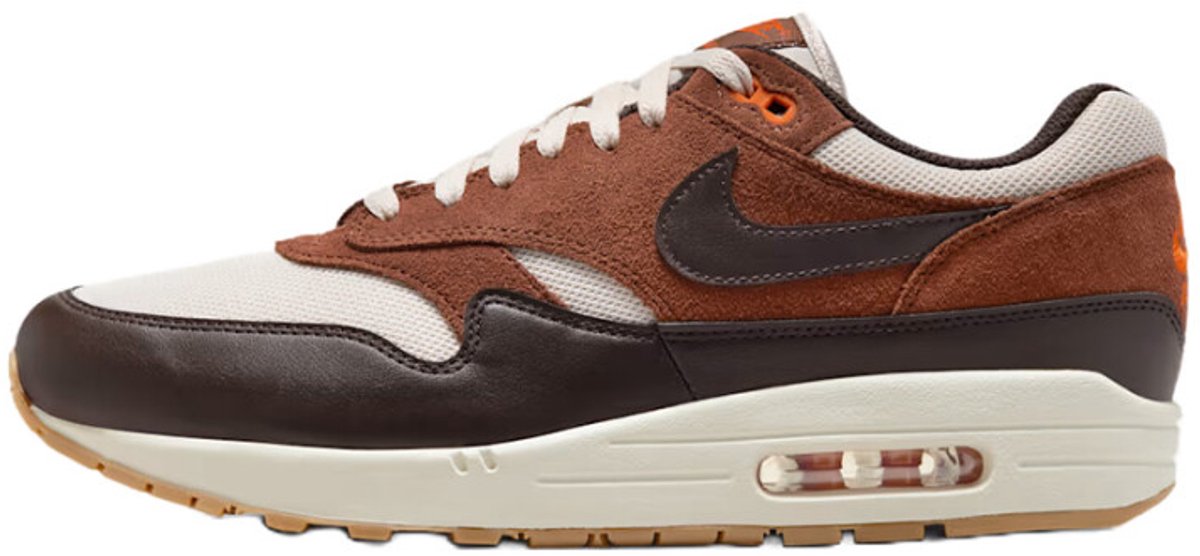 Nike Air Max 1 Essential "Brown Orange" Maat: 46