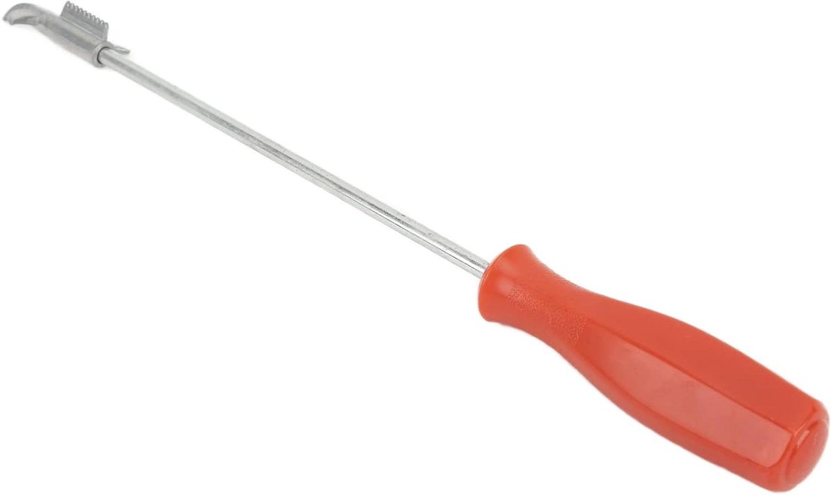 Bandensteenverwijderaar Haak - Band Gereedschap - Onderhoud Voertuig - Afneembaar Roestvrij Staal - 32 cm Lengte - Rood