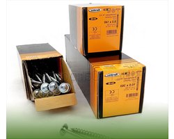 Eurotec Wood construction screw Paneltwistec with head, galvanized 10x100 - 50 Stück