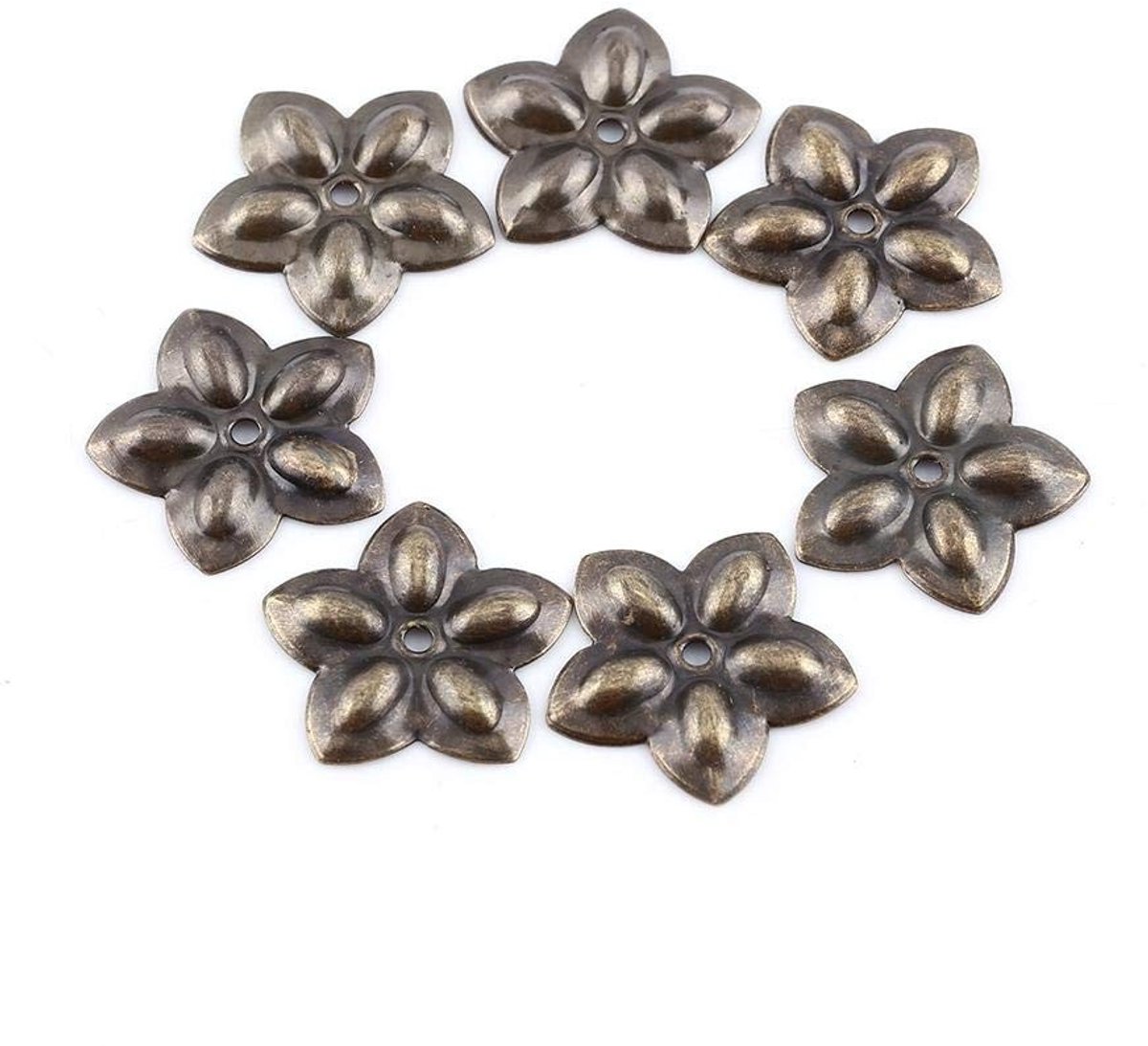 Cosensi- Bekleding Nagels 100 Stuks - Vintage Brons - Decoratieve Tack - Meubels/Sofa - Stevig/IJzer - 6/14 mm Totale Lengte - Meubelspijkers