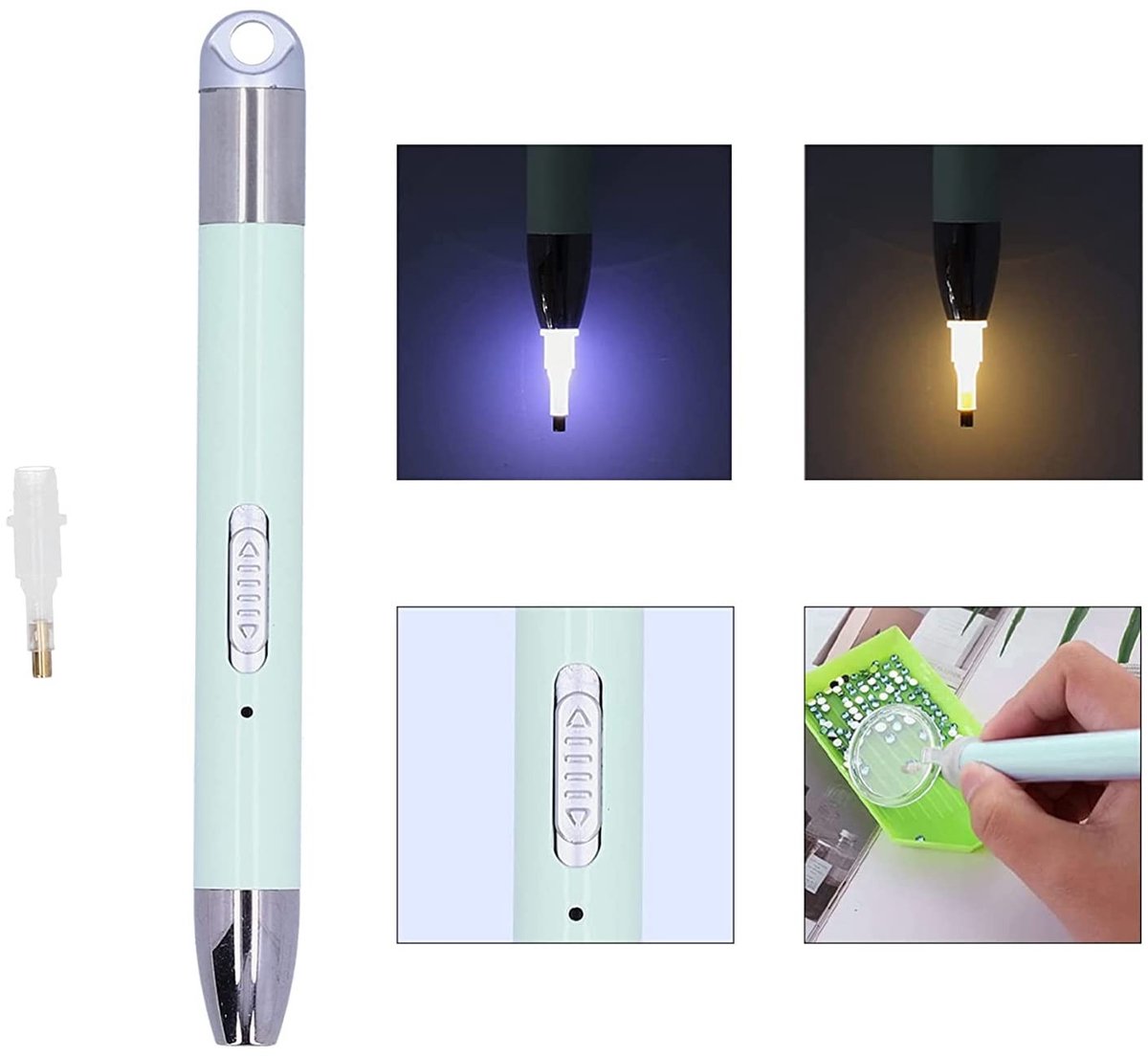 Cosensi - Diamantschilderpen met LED voor DIY Kunstprojecten