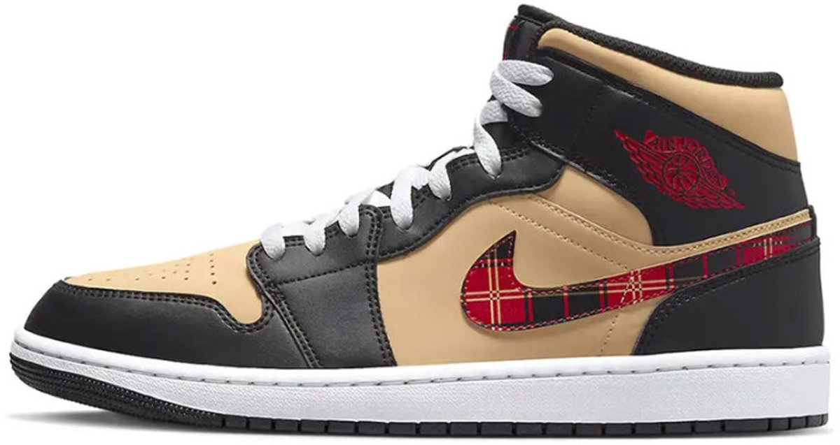 Air Jordan 1 Mid 'Tartan Swoosh' - Maat 44.5