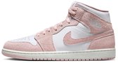 Nike Nike Air Jordan 1 Mid SE - Sneakers - Unisex - Roze - Wit