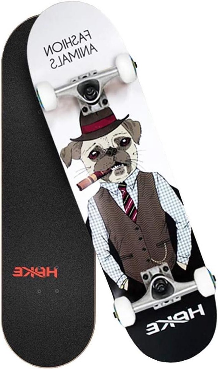 Skateboard Street Board Straat Cruisen 7-laags Esdoorn 79 x 20 cm F