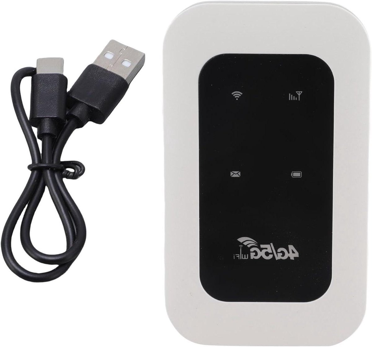 Draagbare WiFi Hotspot - Mobiele Router - Internet Onderweg - 300Mbps Snelheid - 10 Apparaten - Zwart