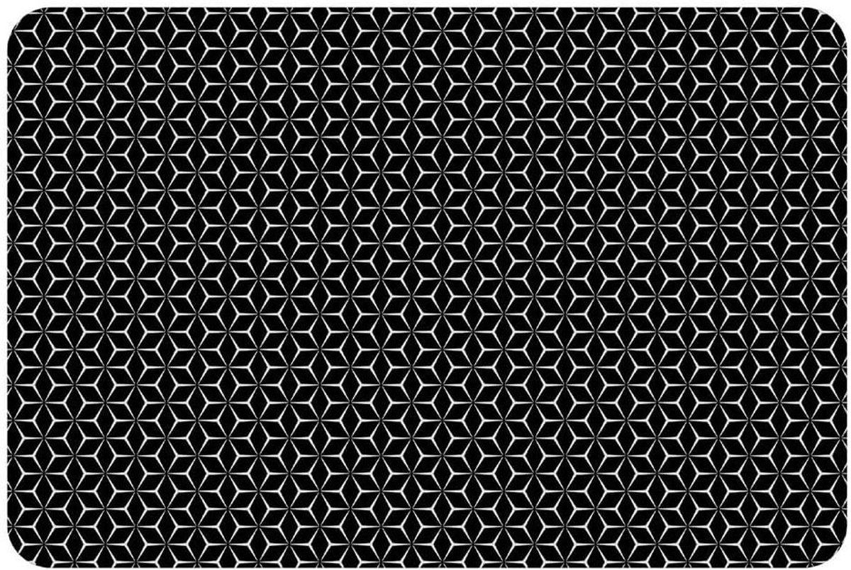 Inductiekookplaat Beschermer Kookplaatmat Siliconen Kookplaat Beschermen Hittebestendig tot 230° 78 x 52 cm Zwart