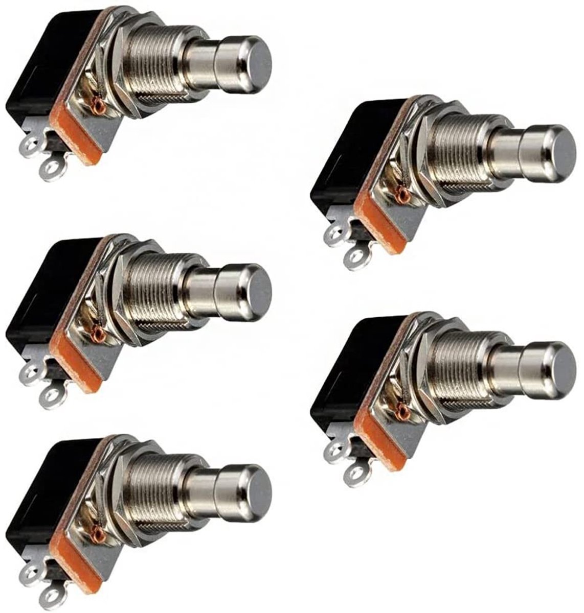 Dailygoods - Elektrische Gitaar Effect Pedalen - 5-Pack Voetschakelaars - Momentary SPST - Effecten voor Gitaar - Professioneel geluid - Gitaar access...