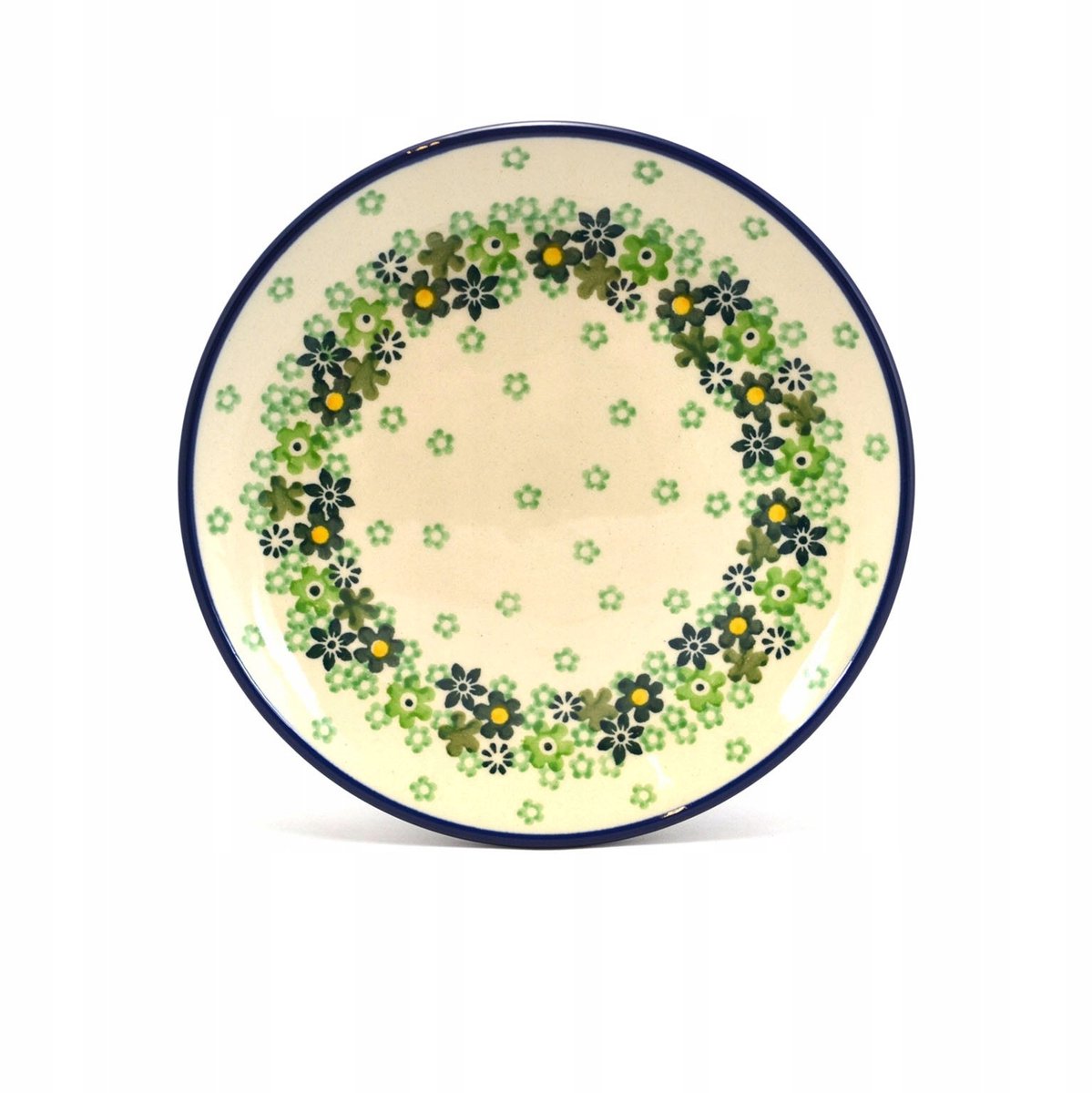Bolesławiec Keramiek dessertbord 20 cm - handgemarkeerd