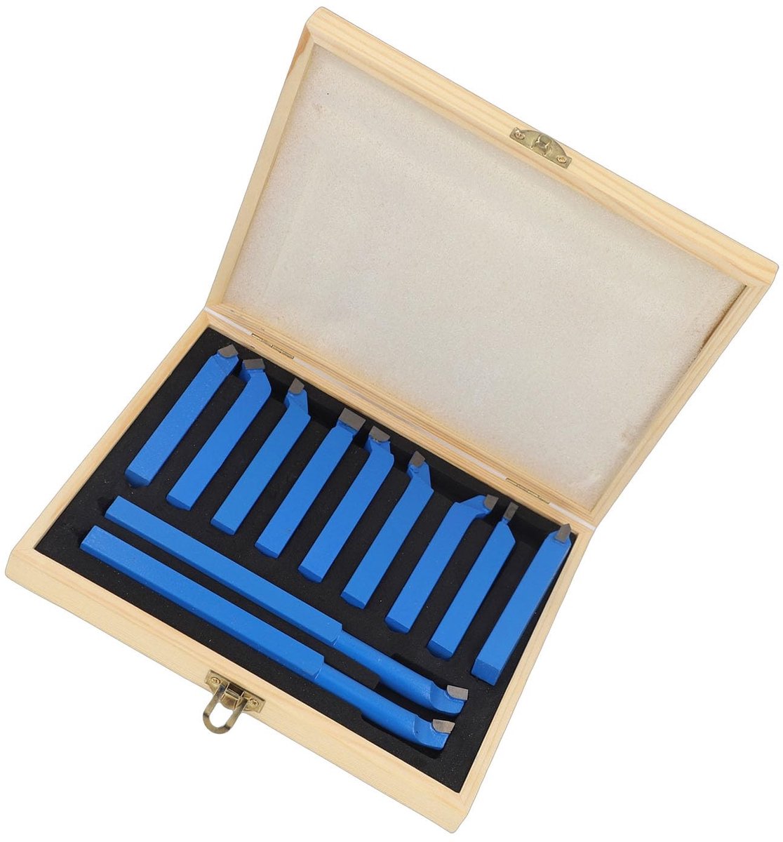 Dailygoods- Freesgereedschap 11-delige Set - HSS/Cemented Carbide - Hoge Hardheid - Snijgereedschap - Draaibank Gereedschap - Duurzaam en slijtvast - Draaiwerk