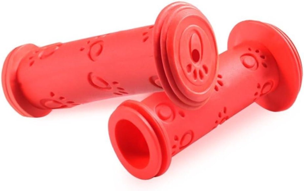 Stuurgrepen Rubber - Fietshandgrepen Antislip - Comfortabel Rijden - Zachte Stevige Grip - 22 mm - Roze