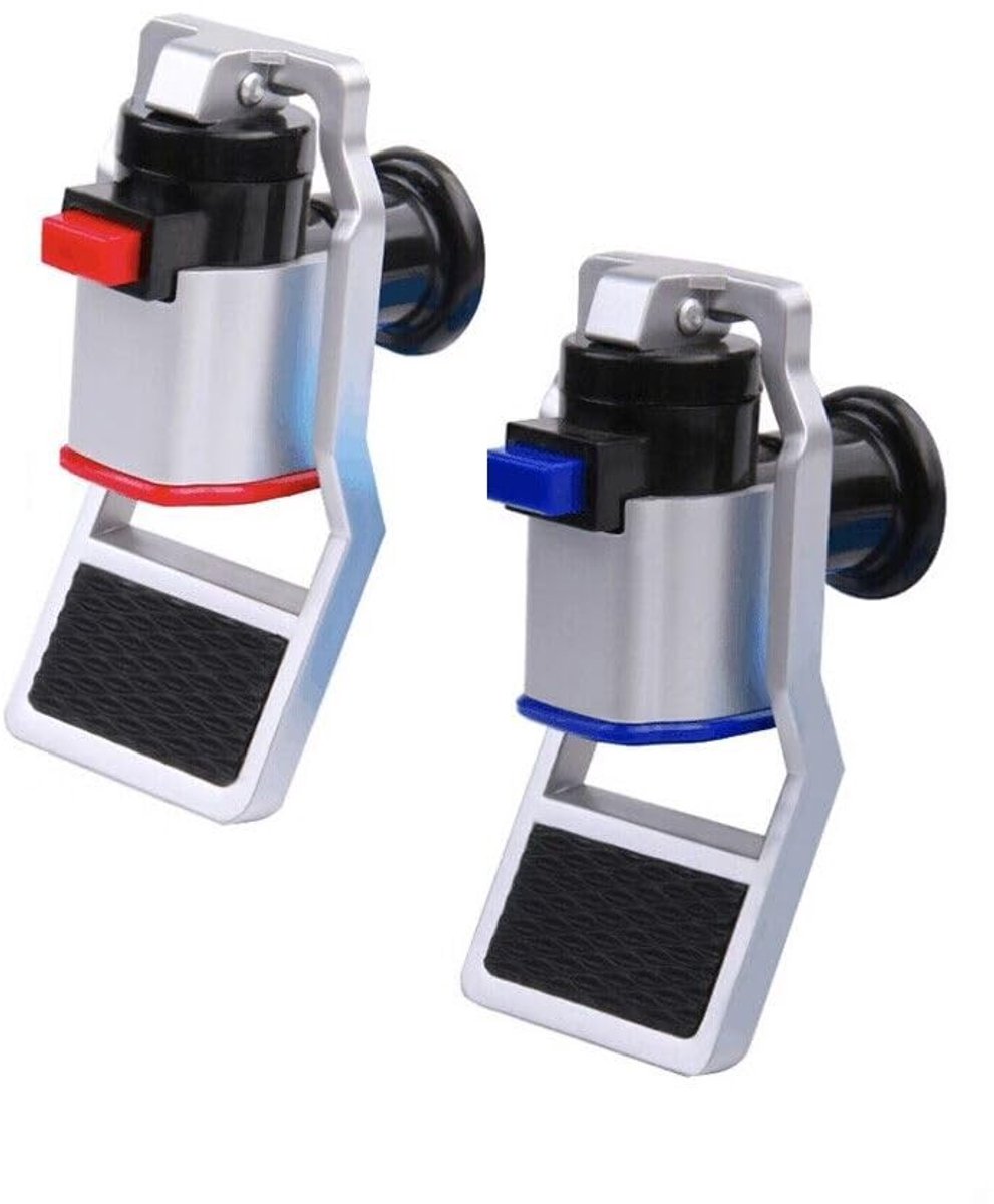 ZEYNOMAX- Waterdispenser Kraan - Warm/Koud Water - Kindveiligheidsslot - Hoogwaardig PP-Kunststof - 109mm x 50mm - Blauw/Rood
