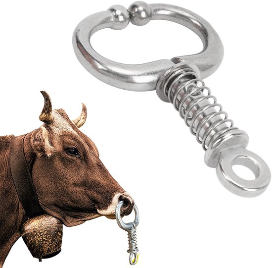 ZEYNOMAX- Cattle-Ring Pliers - Roestvrij Staal - Grote Trekking voor Koeien - Duurzaam Ontwerp - Geschikt voor Alle Maten - Inclusief Trekpiston - Neusringtang van Zeynomax — afbeelding 5