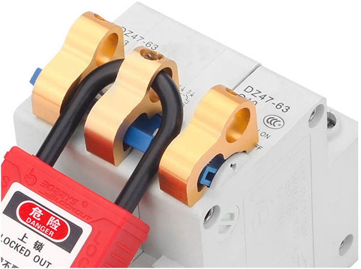 Dailygoods - Lockout Tagout set - Veiligheidsoplossing - Roestvrijstalen - Duurzame Loto sloten - Bescherming tegen elektrische ongevallen - Geschikt...