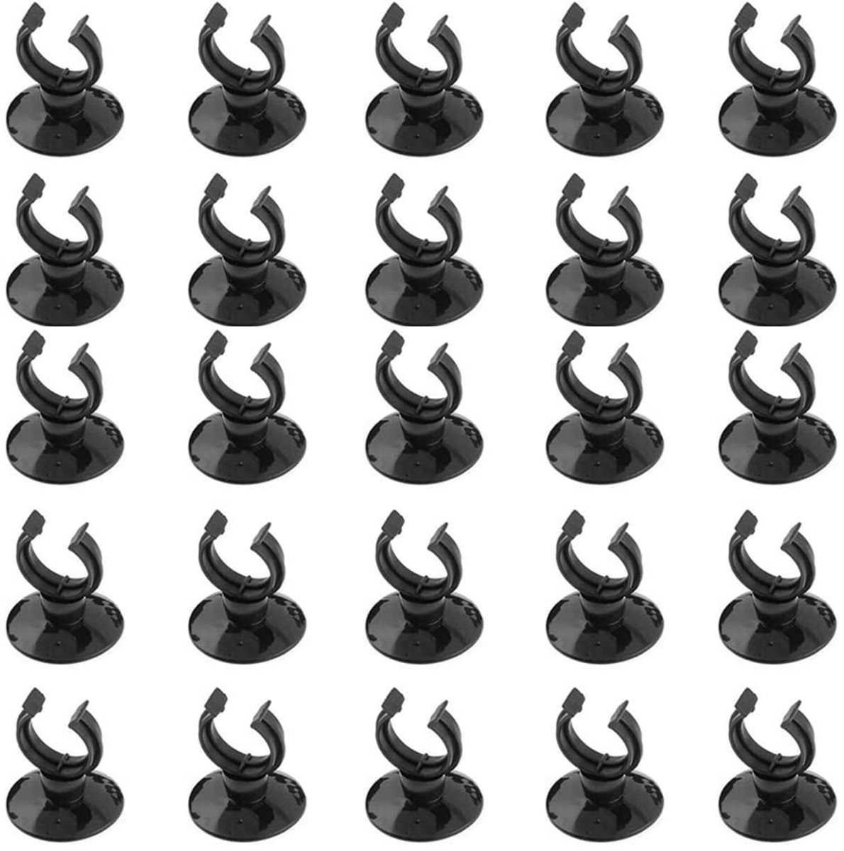 Dailygoods - 25 Stuks Aquarium Zuignappen voor Buisbevestiging