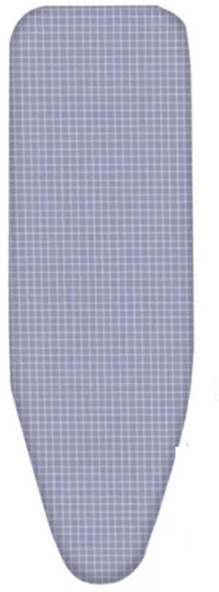 Strijkplankhoes en -mat, vervangende strijkplankhoes, hittebestendige strijkplankhoes met elastische randen (110x33 cm) - blauw gaas