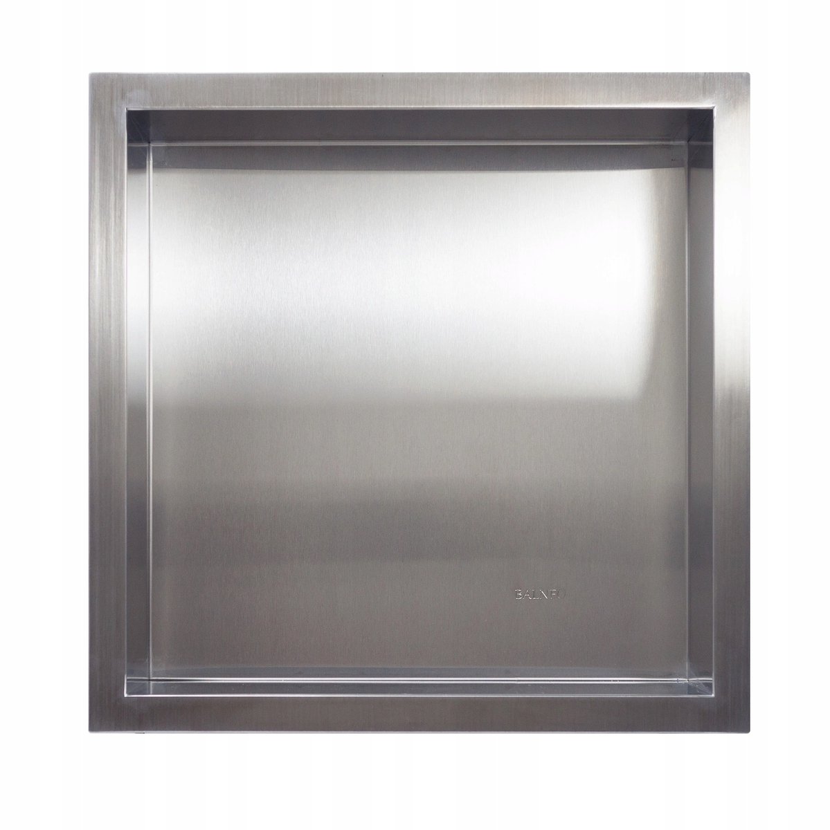 Balneo Wanddoos One Inox Inbouwnis 30x30x7 cm