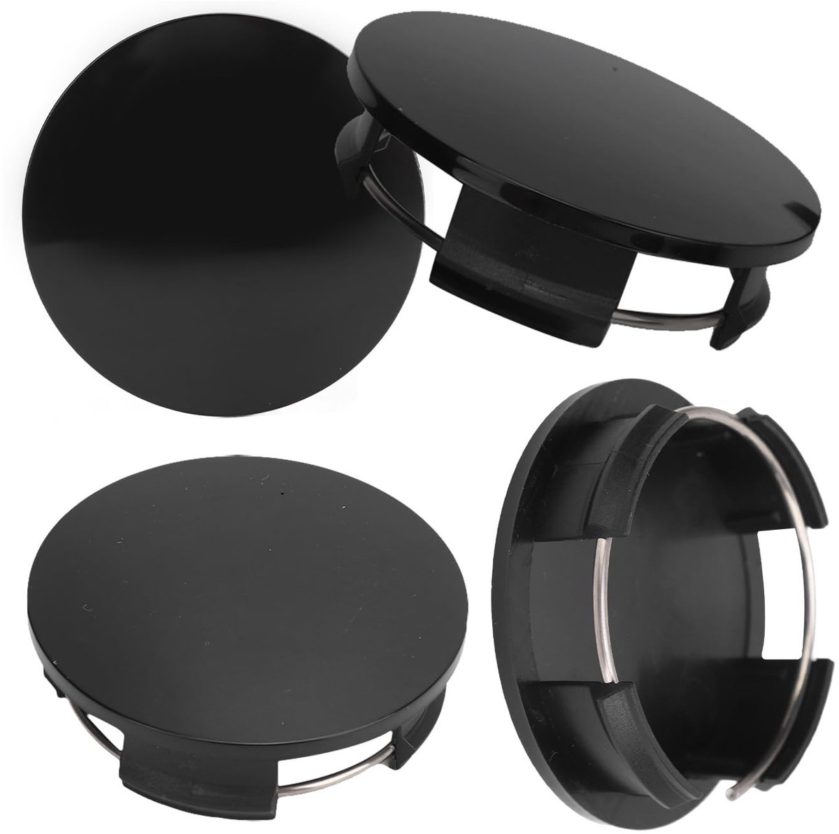 BRENZOOS- Wielnaafdoppen 4 stuks - Buitendiameter 57 mm - Binnendiameter 50 mm - ABS/Metaal - Robuuste constructie - Geschikt voor Mazda - Naafdoppen