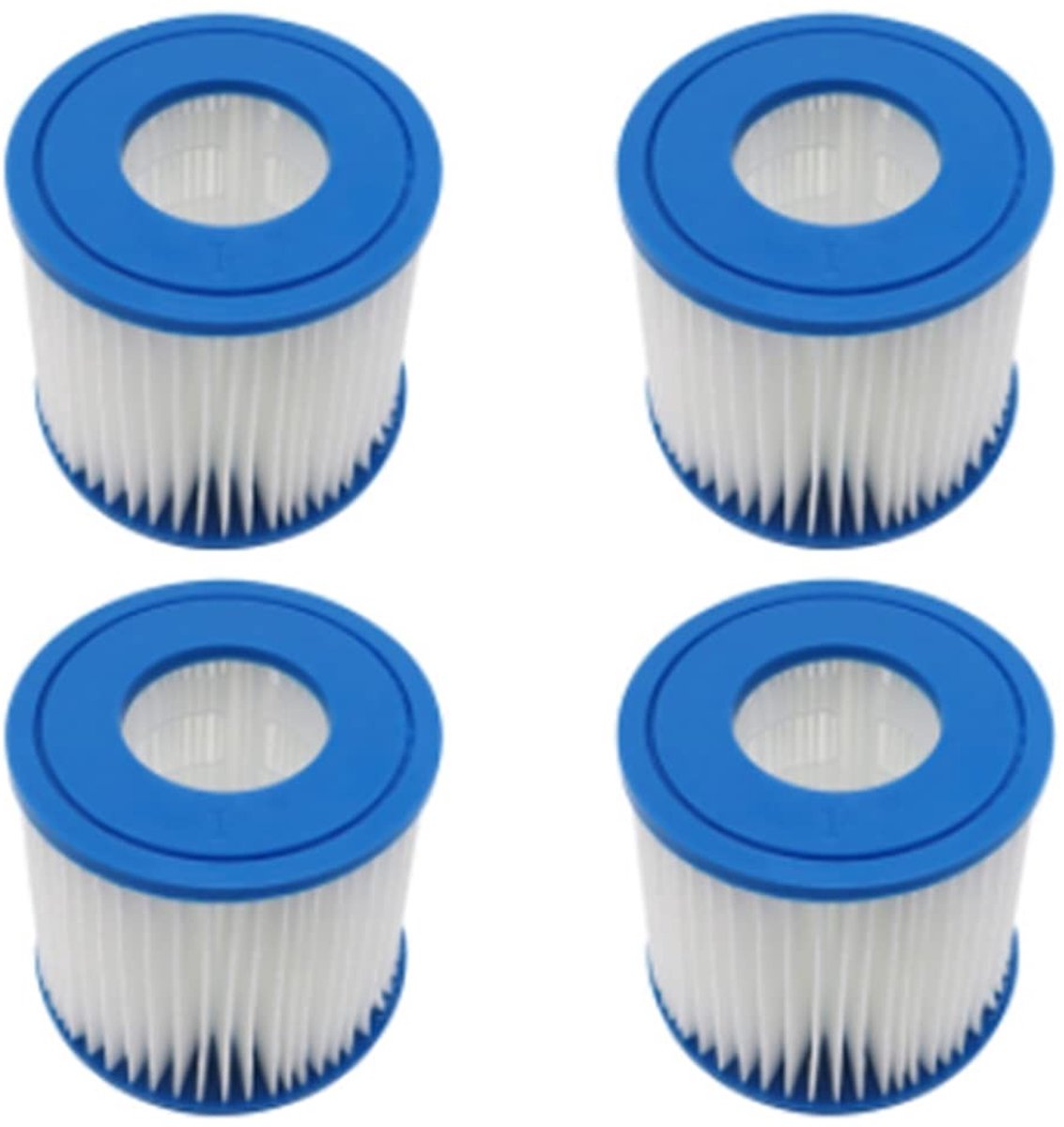Dailygoods- Filterpatroon Vervangend - 8 Stuks - Compatibel met Best-way 58381 - Opvouwbaar Ontwerp - PETG Materiaal - Verlengde Levensduur - Zwembadfilter