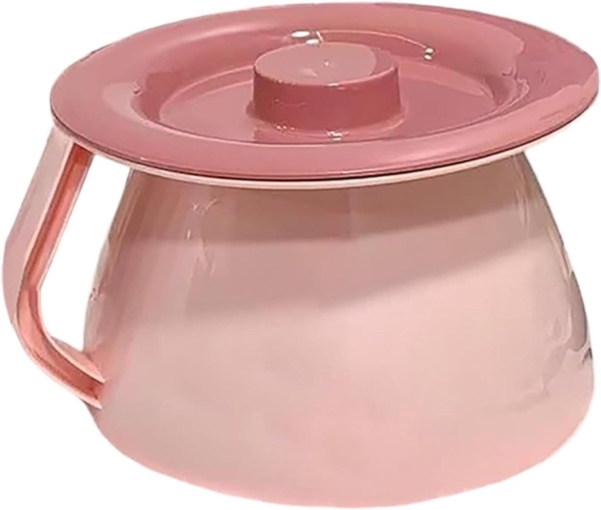 Potje met deksel - Reis potje - Onderweg hygiëne - Geurloze opslag - Compact lichtgewicht - Roze