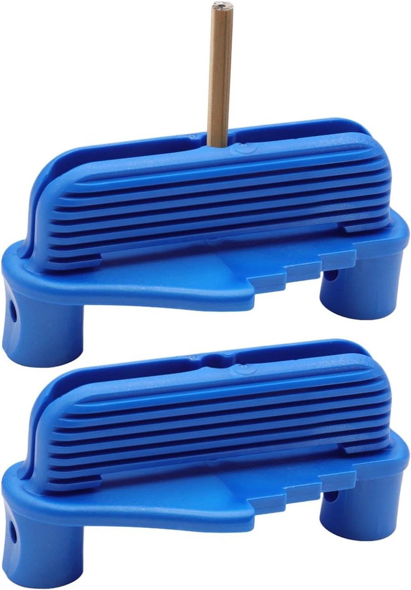 Center Finder - Markeringstool Set - Houtbewerking Precisie - Magnetische Stabiliteit - 64mm Borddikte - Grijs