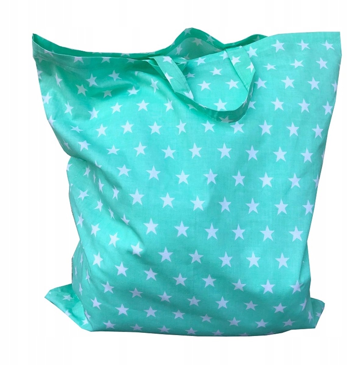 Kinderdagverblijf Beddengoed Tas 50x60cm - Sterren Mintgroen