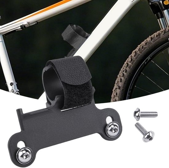 Fietspomphouder - Pompbevestiging Fiets - Onderweg Fietspomp - Veilige Gespstructuur - 2 cm Diameter - Zwart — afbeelding 5