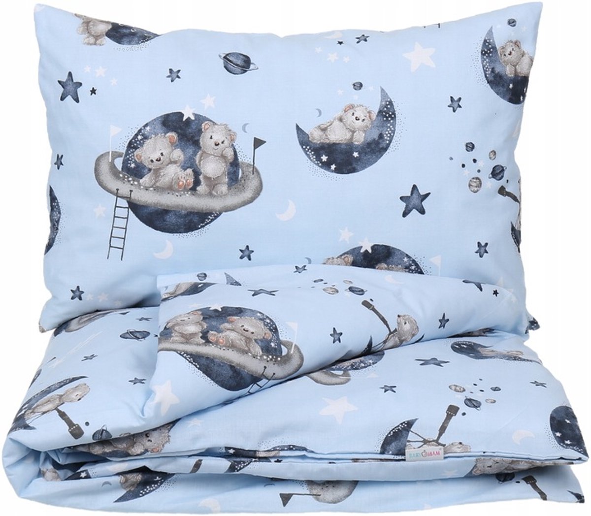 Babymam Kinderbeddengoed 2-delig 135x100cm - Katoen