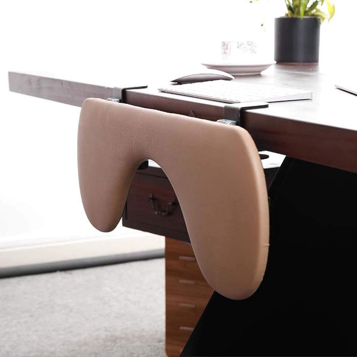 Polssteun Bureau - Bureau Verlenging - Comfortabel Werken - Verstelbaar Oppervlak - 60 cm Breed - Zwart