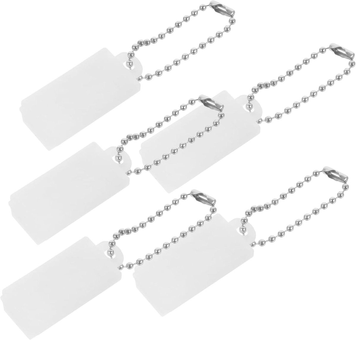 Batterijhouders - Opbergdoosjes - Batterijen Beschermen - Met Sleutelhanger - 5 Stuks - Wit