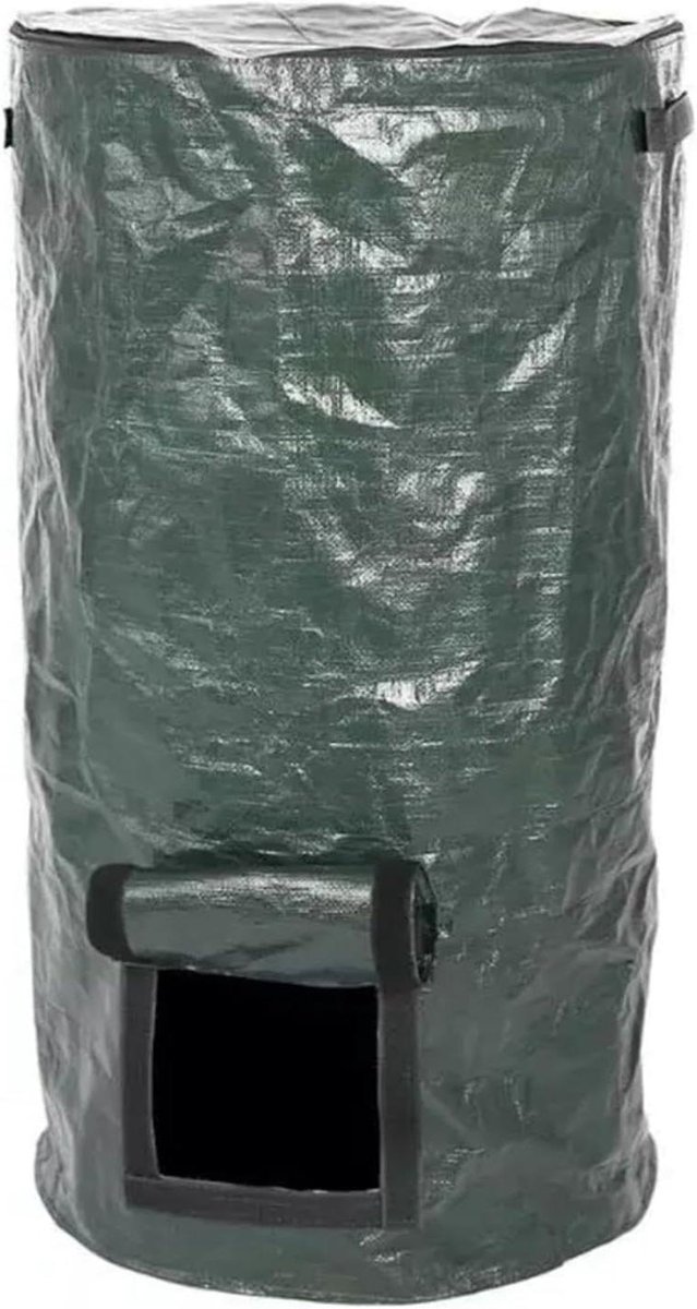 Compostbak - Afvalbak Organisch - Composteren Tuinafval - Duurzaam PE Materiaal - 45 x 80 cm - Groen