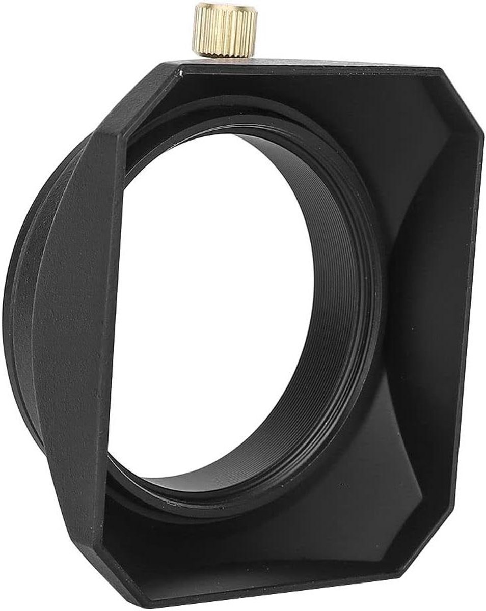 Camera Zonnekap - Lensbescherming - Foto Kwaliteit - Slagvast Plastic - 52MM - Zwart