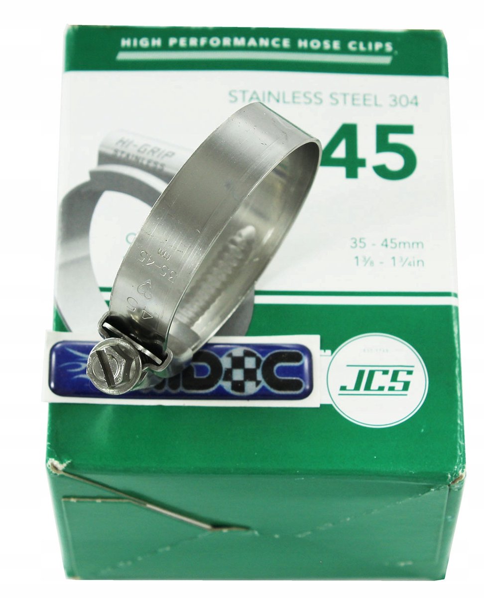 HI-GRIP RVS Slangklem 35-45mm - Roestvrij Staal 304