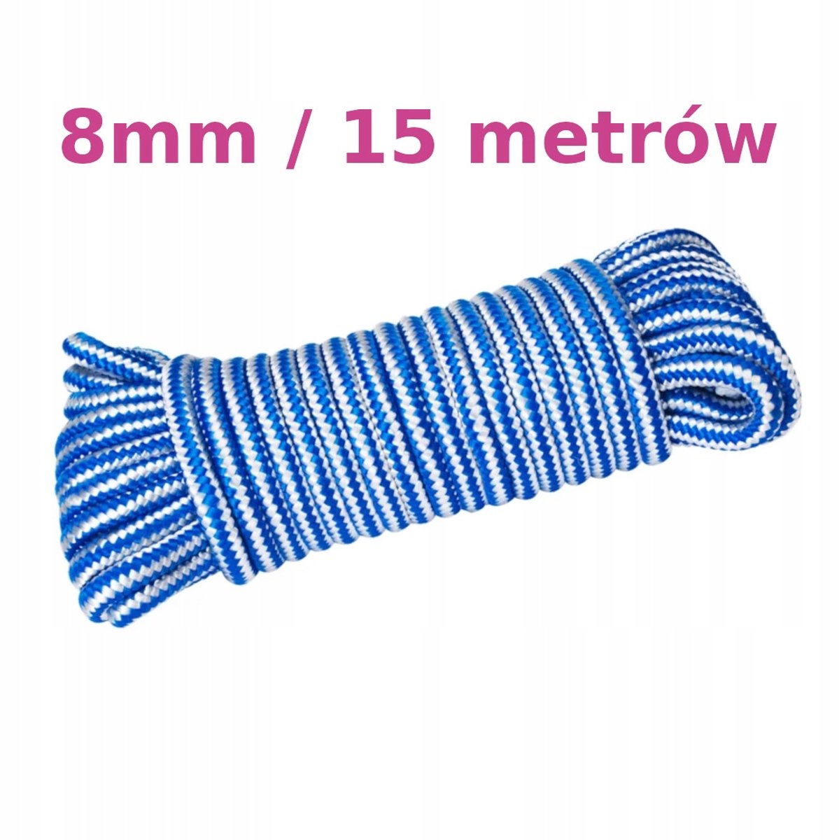 8 mm, 15 m lakenlinnen - polyester, bio-sneeuw