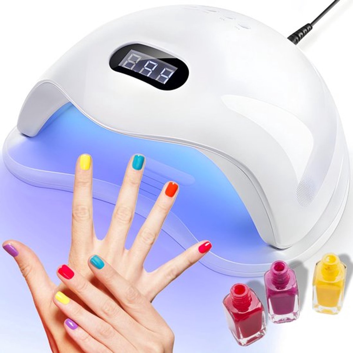 48W UV Nageldroger met Timer en LCD Display - Ideaal voor Thuisgebruik