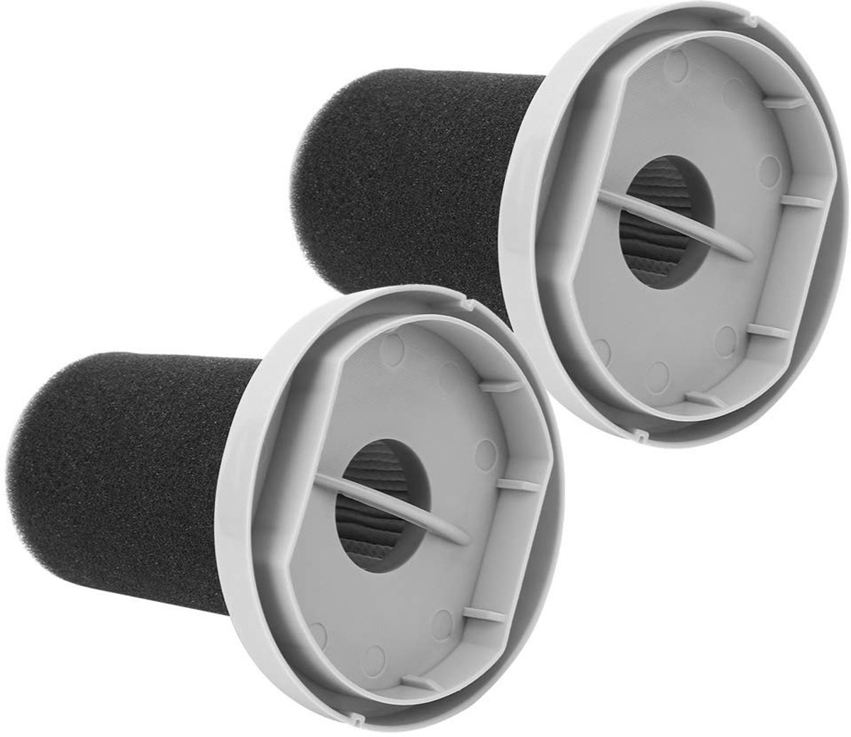 Dailygoods- Stofzuigerfilter Vervangend - 2 Stuks - Geschikt voor DX700/DX700S - Compact - 8x8x10.2 cm - Hoogwaardige Kwaliteit - Stofzuigerfilterset