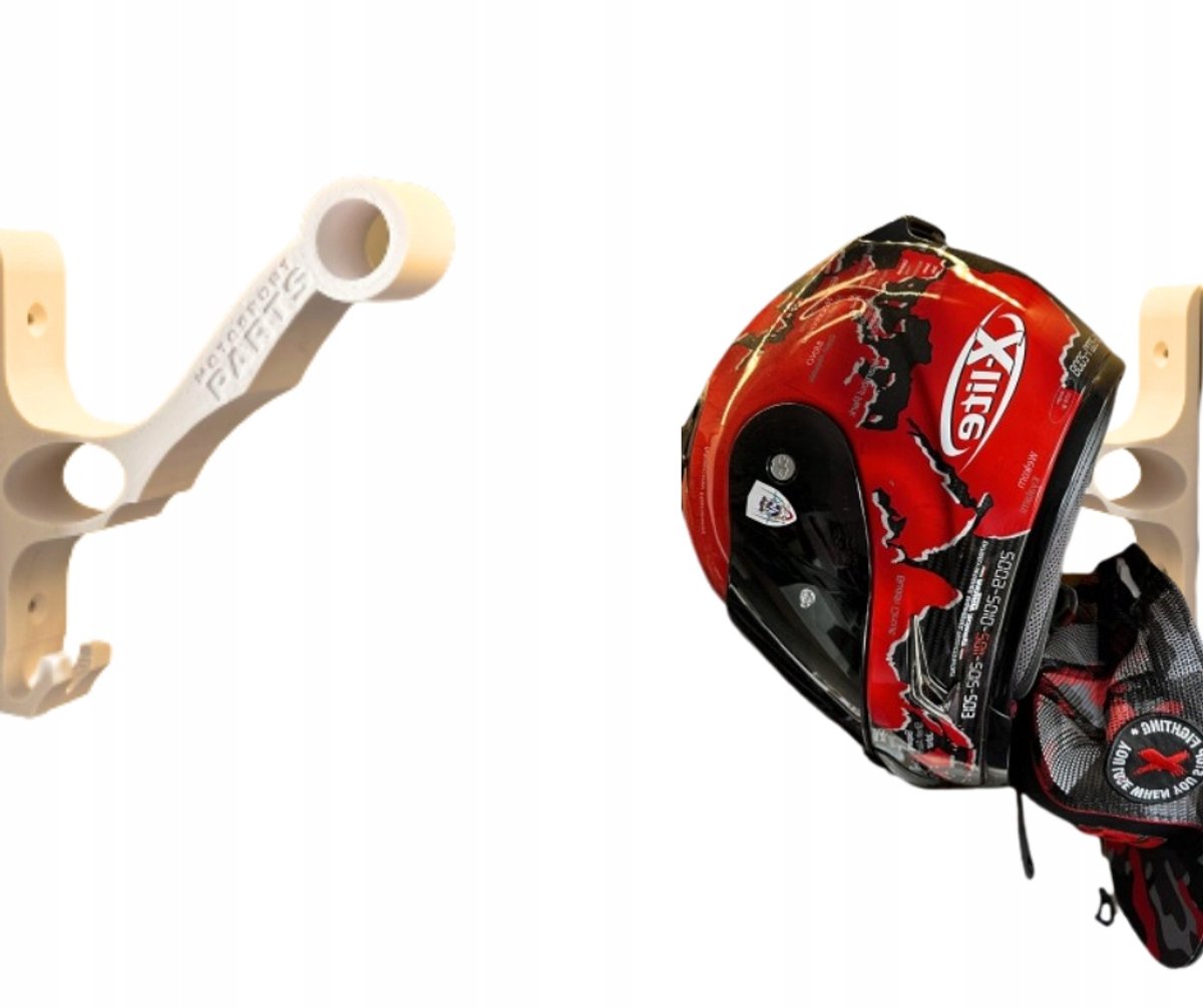 Motorhelmhouder - Wandmontage voor motorhelmen en accessoires