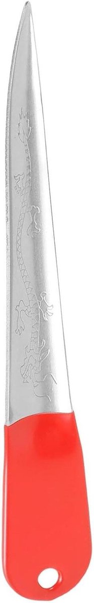 Rieten weefgereedschap - Reparatie tool - Meubels repareren - Roestvrij staal - 178 cm - Rood