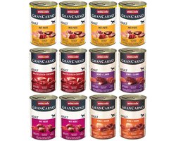 Animonda Grancarno - Honden Natvoer - Mix Smaken - 12x400g