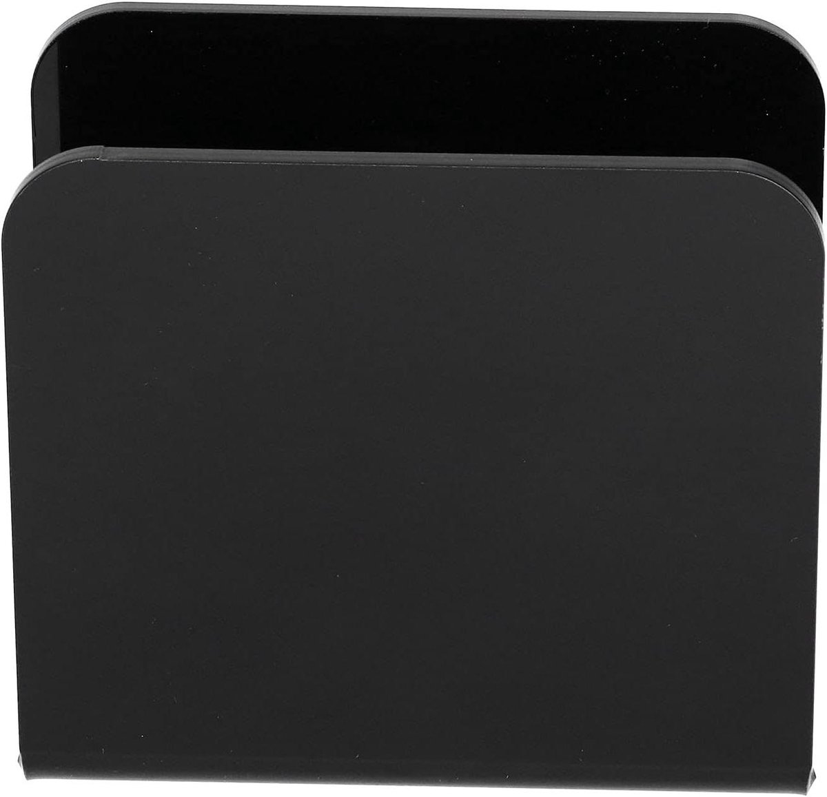 Servethouder Acryl - Papierdispenser - Moderne Keuken - Stevig en Duurzaam - 12x11x5cm - Zwart