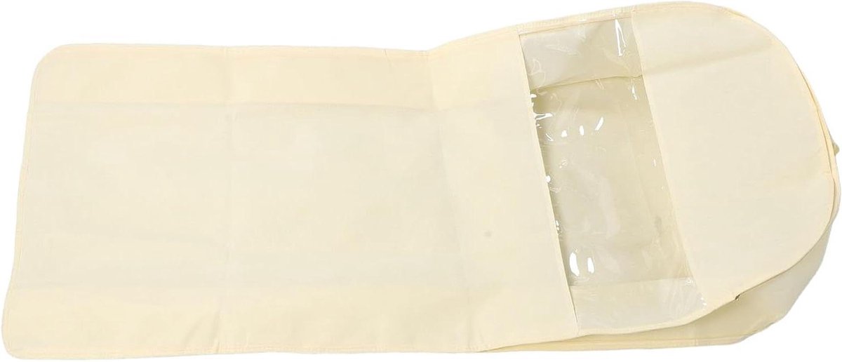 Hangende Kledingbescherming - Stofkap Jas - Kleding Opbergen - Ruimtebesparend Ontwerp - 128x58cm - Beige